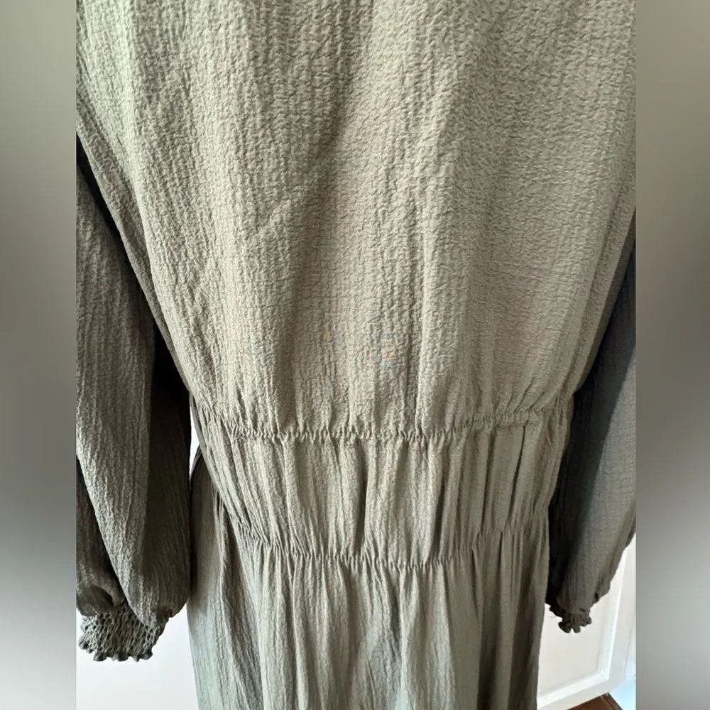 Calvin Klein olive green dress - Picture 4 of 7